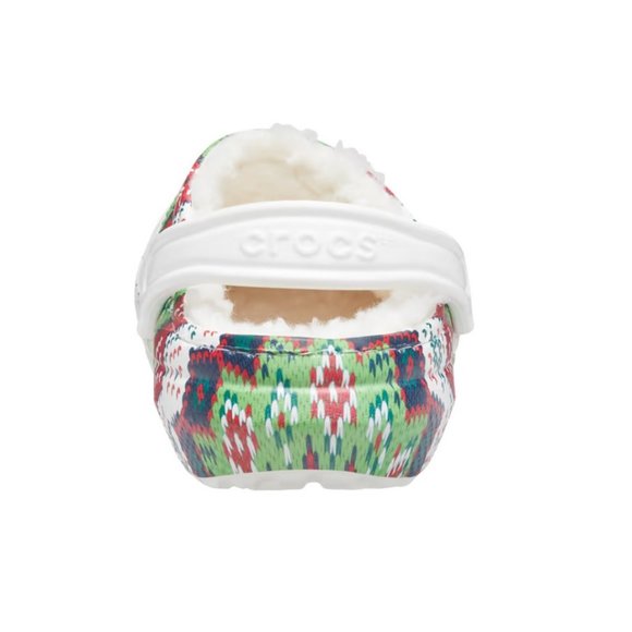 Crocs Classic Lined‎ Holiday Clogs, Christmas Shoes, Ugly Sweater, Women 8/Men 6 - Picture 5 of 6
